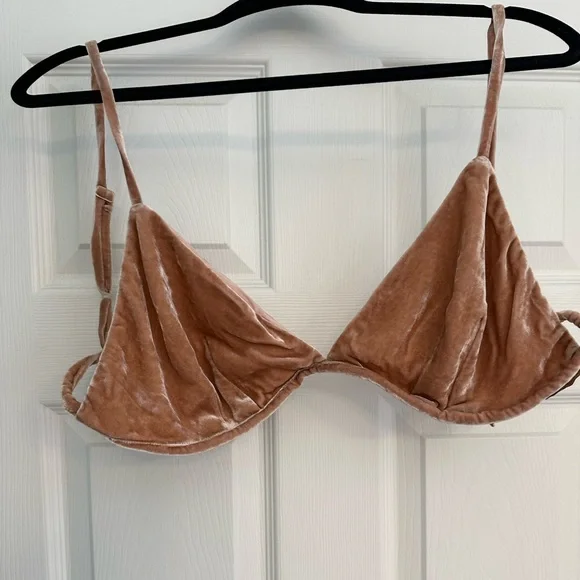 Rosamosario 100% Silk French Knicker Tap Pant & Bralette Set Pink Blush Silk - Picture 5 of 17